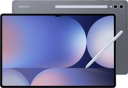 Front. Samsung - Galaxy Tab S10 Ultra - 14.6" 256GB - Wi-Fi - with S-Pen - Moonstone Gray.