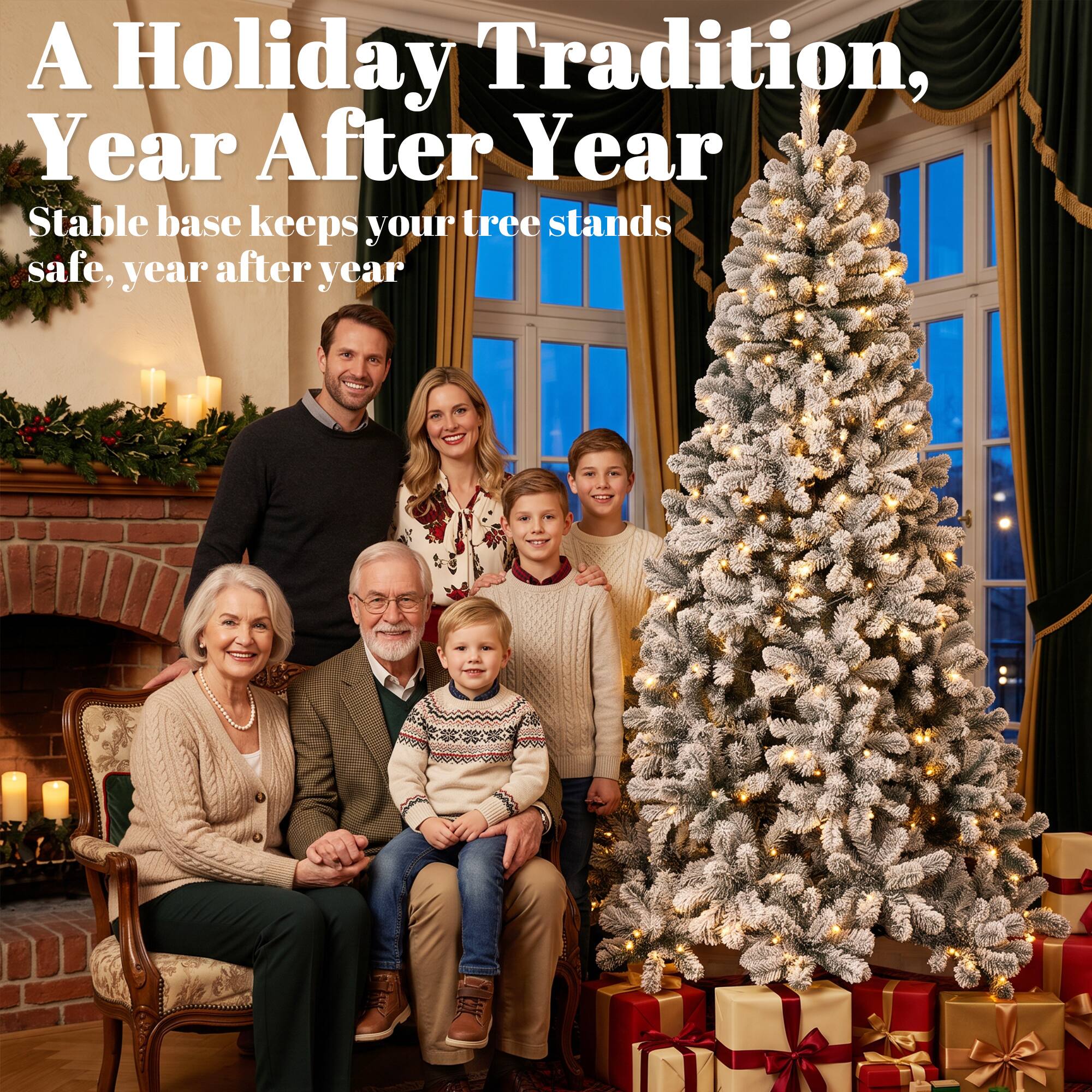 A Holiday Tradition, Year After Year  
Stable base keeps your tree stands safe, year after year