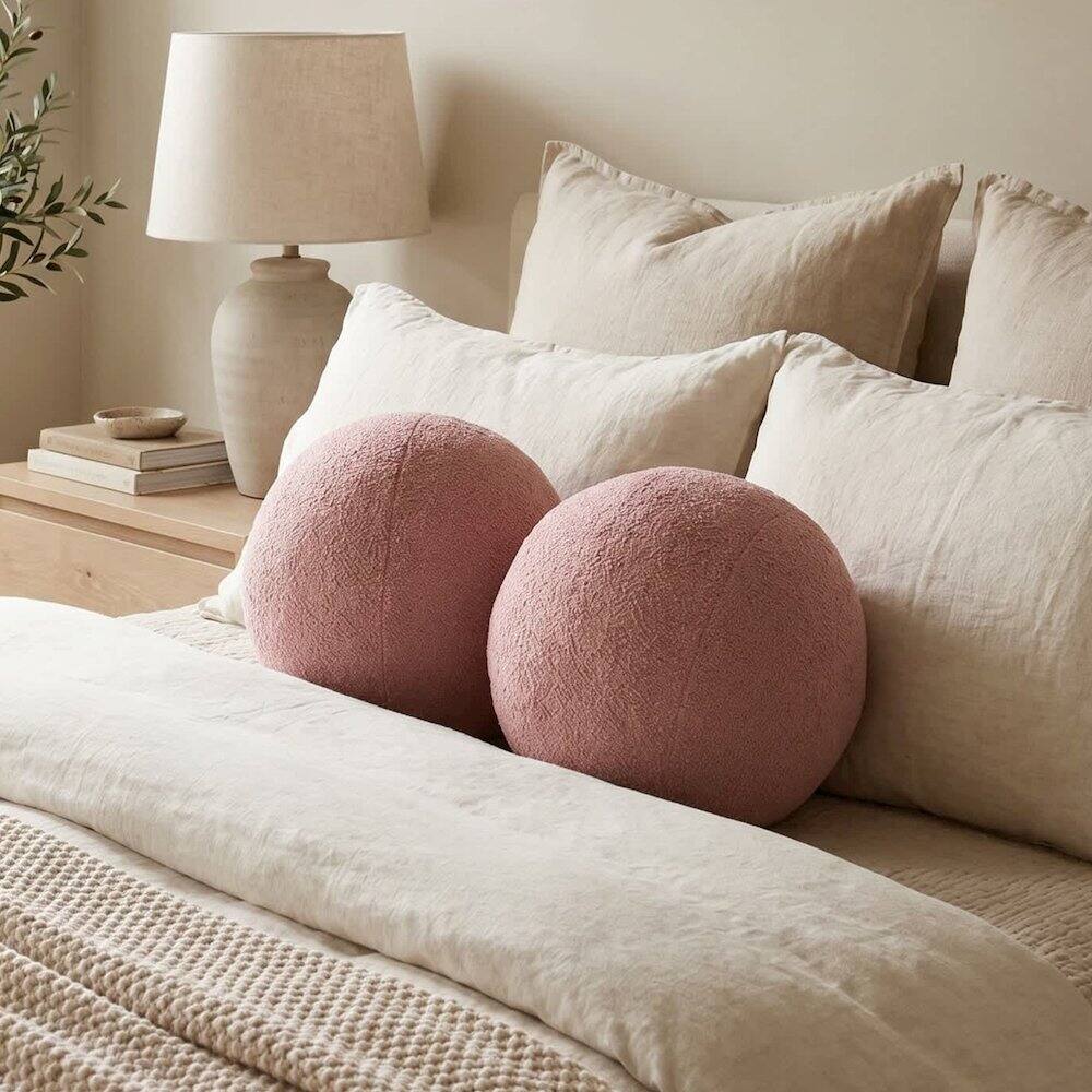 Alt View 6. Carolina Chair & Table - Lille Décor - Accent Pillows - Set of 2 - Blush.