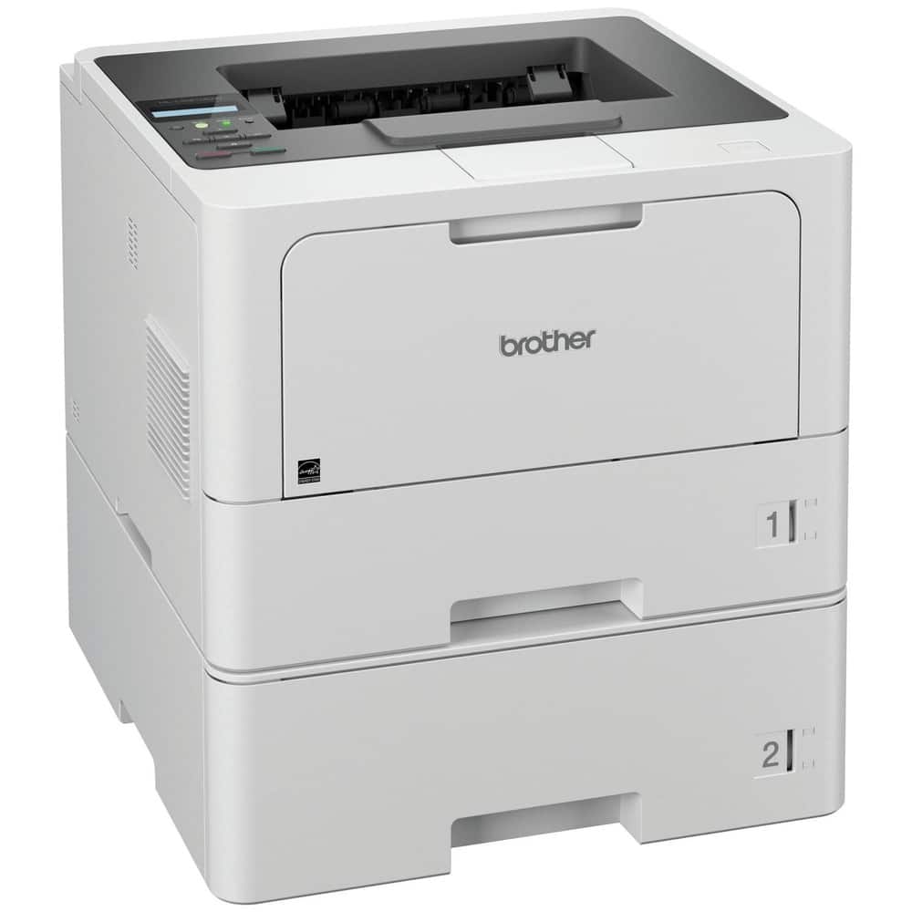 Brother - HL-L5210DWT Business Monochrome Laser Printer with Dual Paper Trays - Gray