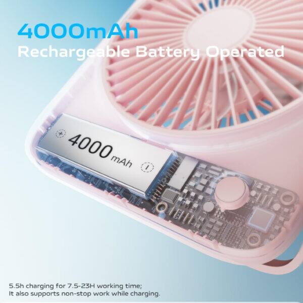 4000mAh Rechargeable Battery Operated

4000 mAh

5.5h charging for 7.5-23H working time; It also supports non-stop work while charging.