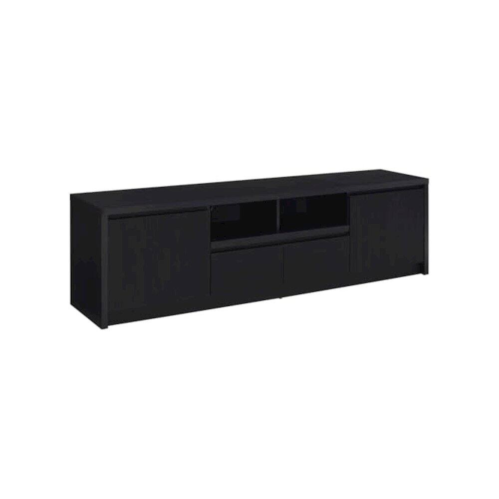 Alt View 4. Coaster Co. of America - Winfield 3-piece Entertainment Center 78-inch TV Stand Black - Black.