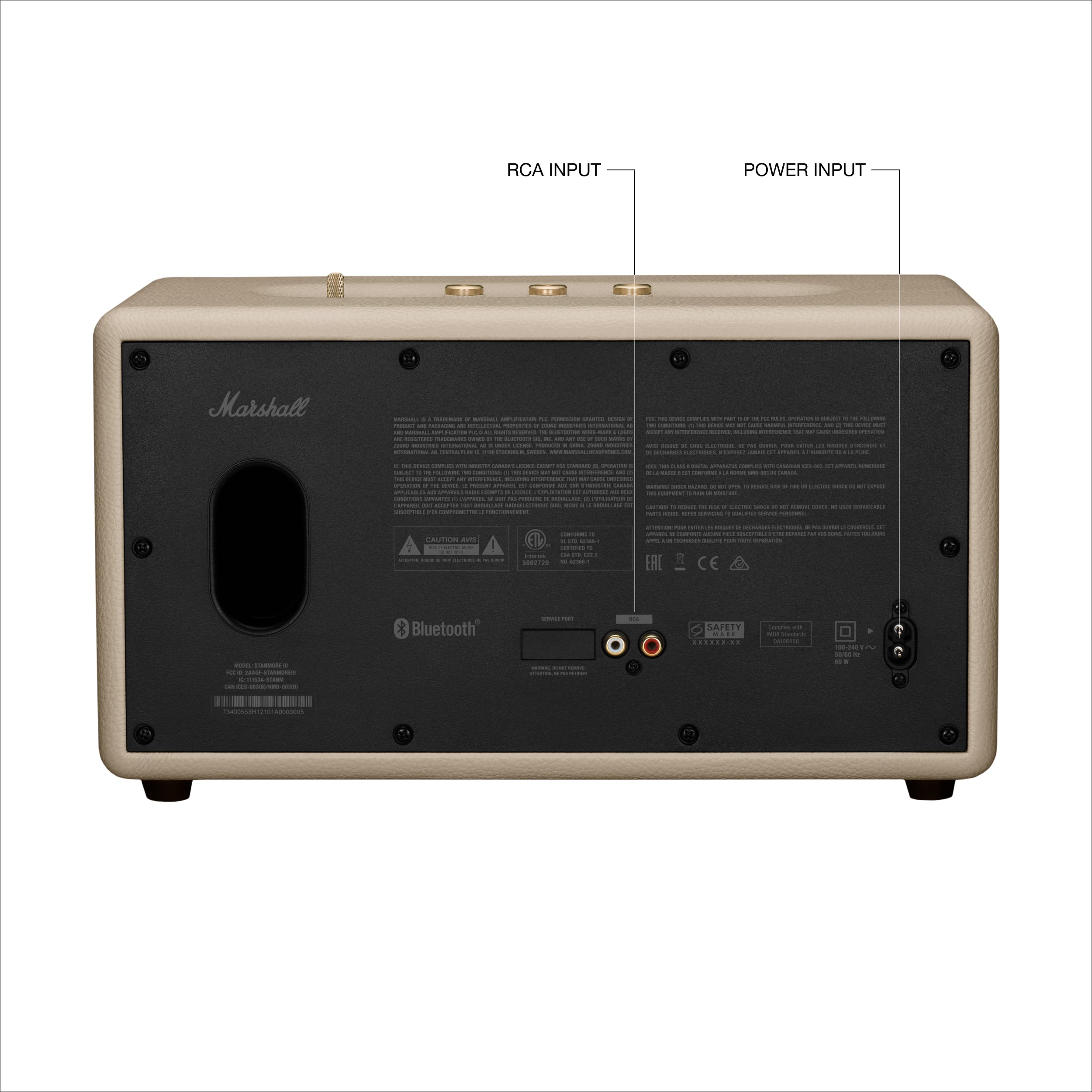 Marshall - RCA Input - Power Input - Bluetooth - Safety Instructions - Caution: Do not use near water - Keep away from heat sources - Do not block the ventilation - Do not use with wet hands - Do not use with damaged cord - Do not use with damaged plug - Do not use with damaged device - Do not use with damaged battery - Do not use with damaged speaker - Do not use with damaged microphone - Do not use with damaged remote control - Do not use with damaged antenna - Do not use with damaged charger - Do not use with damaged charging cable - Do not use with damaged charging adapter - Do not use with damaged charging plug - Do not use with damaged charging cord - Do not use with damaged charging device - Do not use with damaged charging station - Do not use with damaged charging cable - Do not use with damaged charging adapter - Do not use with damaged charging plug - Do not use with damaged charging cord - Do not use with damaged charging device - Do not use with damaged charging station - Do not use with damaged charging cable - Do not use with damaged charging adapter - Do not use with damaged charging plug - Do not use with damaged charging cord - Do not use with damaged charging device - Do not use with damaged charging station - Do not use with damaged charging cable - Do not use with damaged charging adapter - Do not use with damaged charging plug - Do not use with damaged charging cord - Do not use with damaged charging device - Do not use with damaged charging station - Do not use with damaged charging cable - Do not use with damaged charging adapter - Do not use with damaged charging plug - Do not use with damaged charging cord - Do not use with damaged charging device - Do not use with damaged charging station - Do not use with damaged charging cable - Do not use with damaged charging adapter - Do not use with damaged charging plug - Do not use with damaged charging cord - Do not use with damaged charging device - Do not use with damaged charging station - Do not use with damaged charging cable - Do not use with damaged charging adapter - Do not use with damaged charging plug