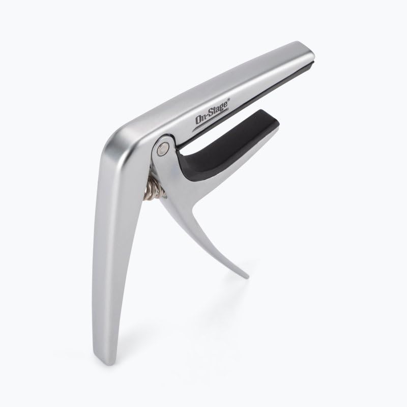 Alt View 8. On Stage Stands - On-Stage GA200 Ukulele Capo, Silver - Black.
