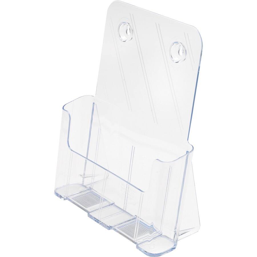 Angle. Deflecto - Deflecto Single Compartment DocuHolder - 1 Pockets - 10.75" Height x 9.25" Width x 3.75" Depth - Desktop - Magazine Size.