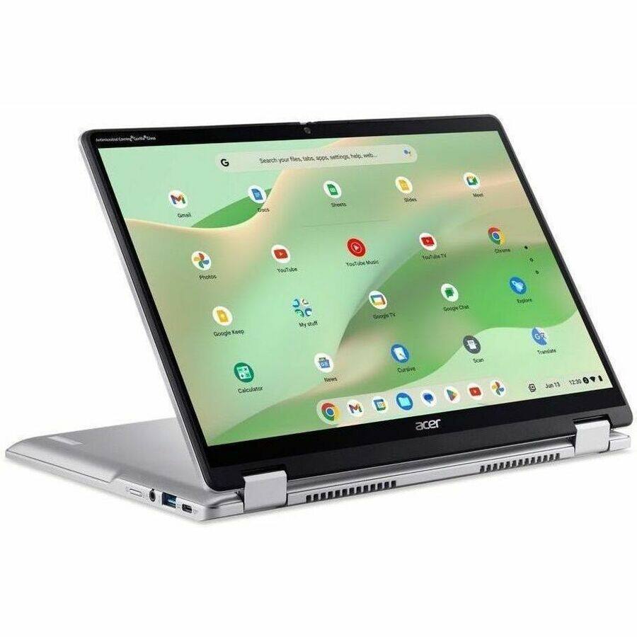 Acer Chromebook Spin 314 CP314-2HN Convertible Laptop - Intel Core i3-N305, 8GB, 128GB eMMC, Integrated Graphics, 14" WUXGA Touchscreen, Google Chrome OS, Silver