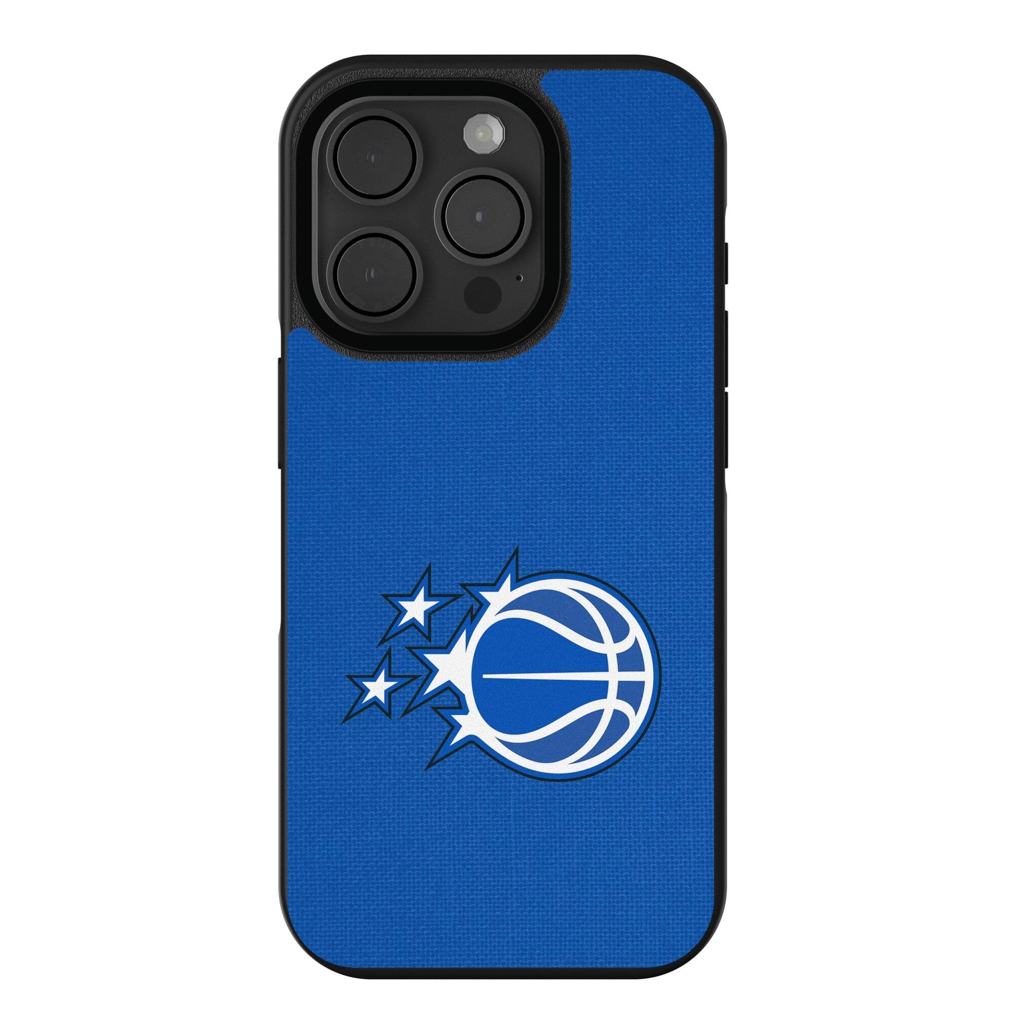 Front. Keyscaper - Orlando Magic Solid Design iPhone Bump Case - 15 Pro Max - Multicolor.