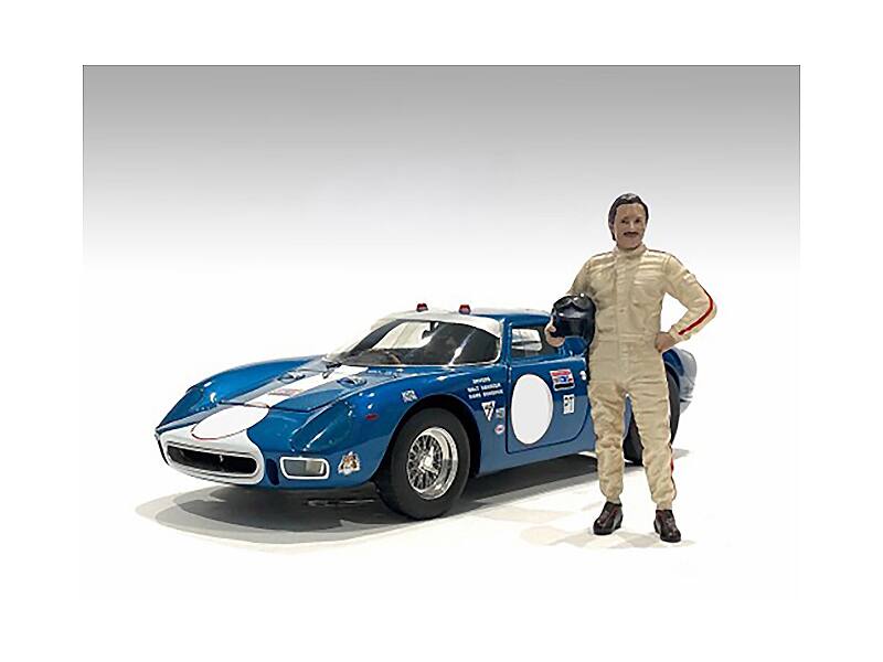 Left. American Diorama - "Racing Legends" 60's Set of 2 Diecast Figures for 1/43 Scale Models by American Diorama - Multi.