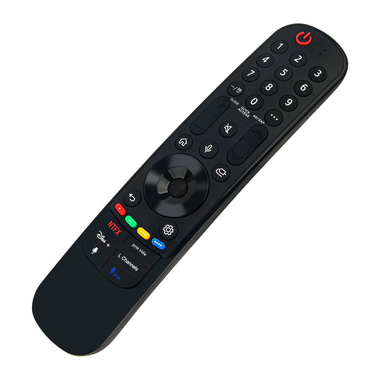 1 4 2 7 5 3 RU 8 6 GUIDE 0 9 QUICK AD/SAP

5 : DISN NTFX x prm L vide Channels ama