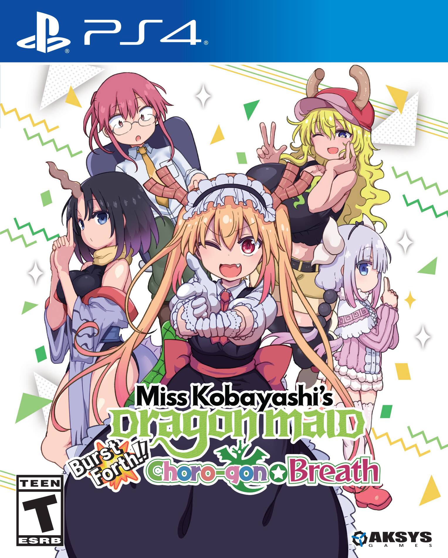 Front. Aksys Games - Miss Kobayashi’s Dragon Maid. - T (Teen 13+)