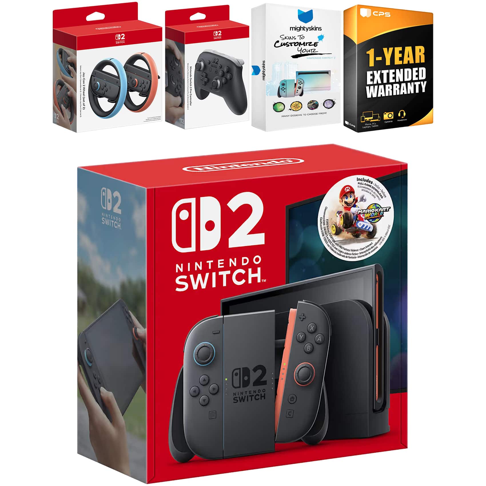 Switch 2 Console with Zelda Breath of the Wild, Extra Joy Cons