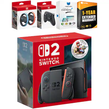CPS: 2
02 Jan
MightySkins
Nintendo Switch
1-Year Extended Warranty
CPS
Nintendo Switch
Includes Mario Kart 8 Deluxe
MightySkins
Skin to Customize Your Nintendo Switch
Happy Designs to Go Crazy For