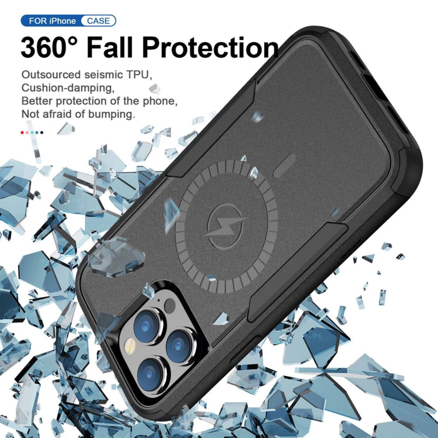 FOR iPhone CASE

360° Fall Protection

Outsourced seismic TPU, Cushion-damping, Better protection of the phone, Not afraid of bumping.
