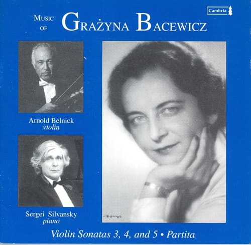 Arnold Belnick - Music for Violin & Piano  - COMPACT DISCS