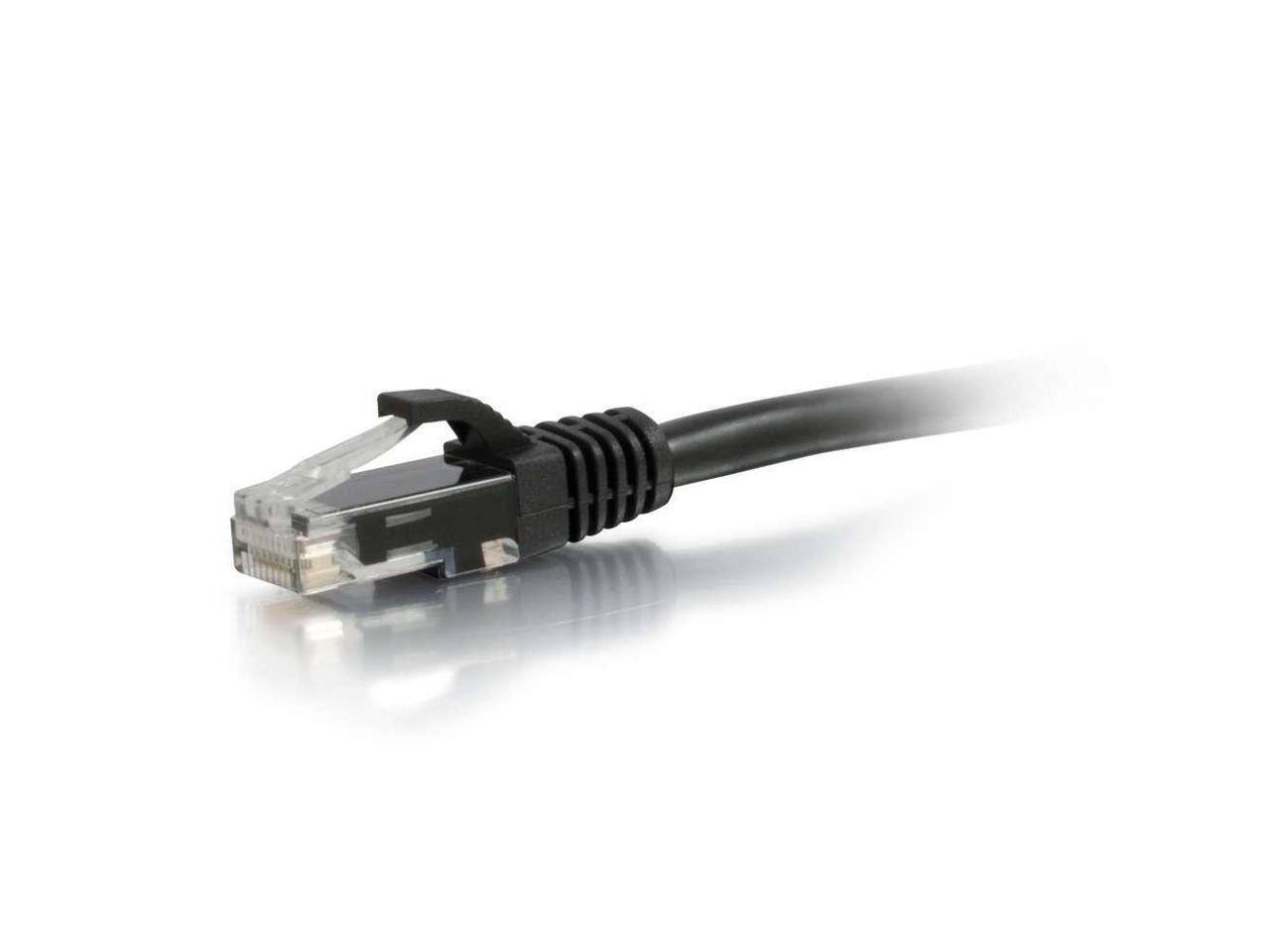 Front. Cables to Go - C2G 00734 Cat6a Cable - Snagless Unshielded Ethernet Network Patch Cable, Black (14 Feet, 4.26 Meters).