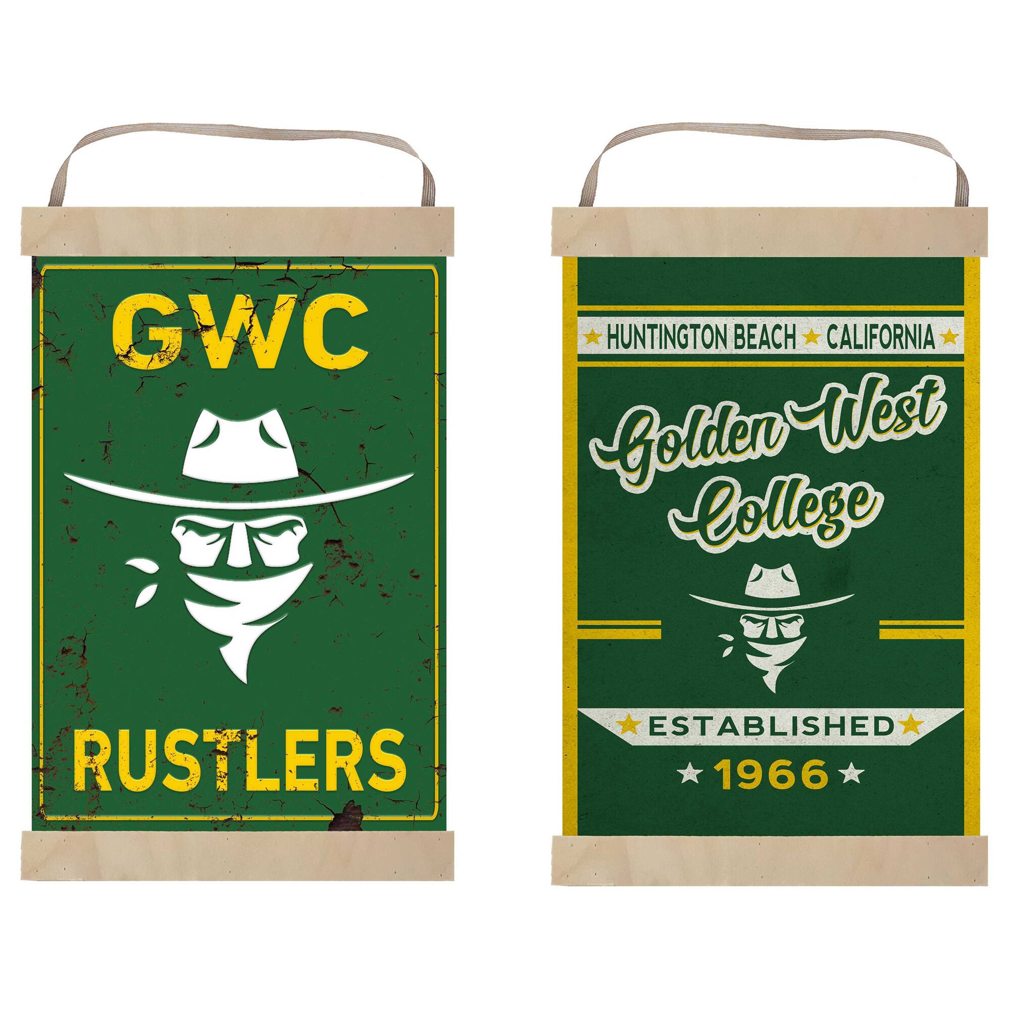 GWC HUNTINGTON BEACH CALIFORNIA  
Golden West College  
RUSTLERS  
ESTABLISHED 1966