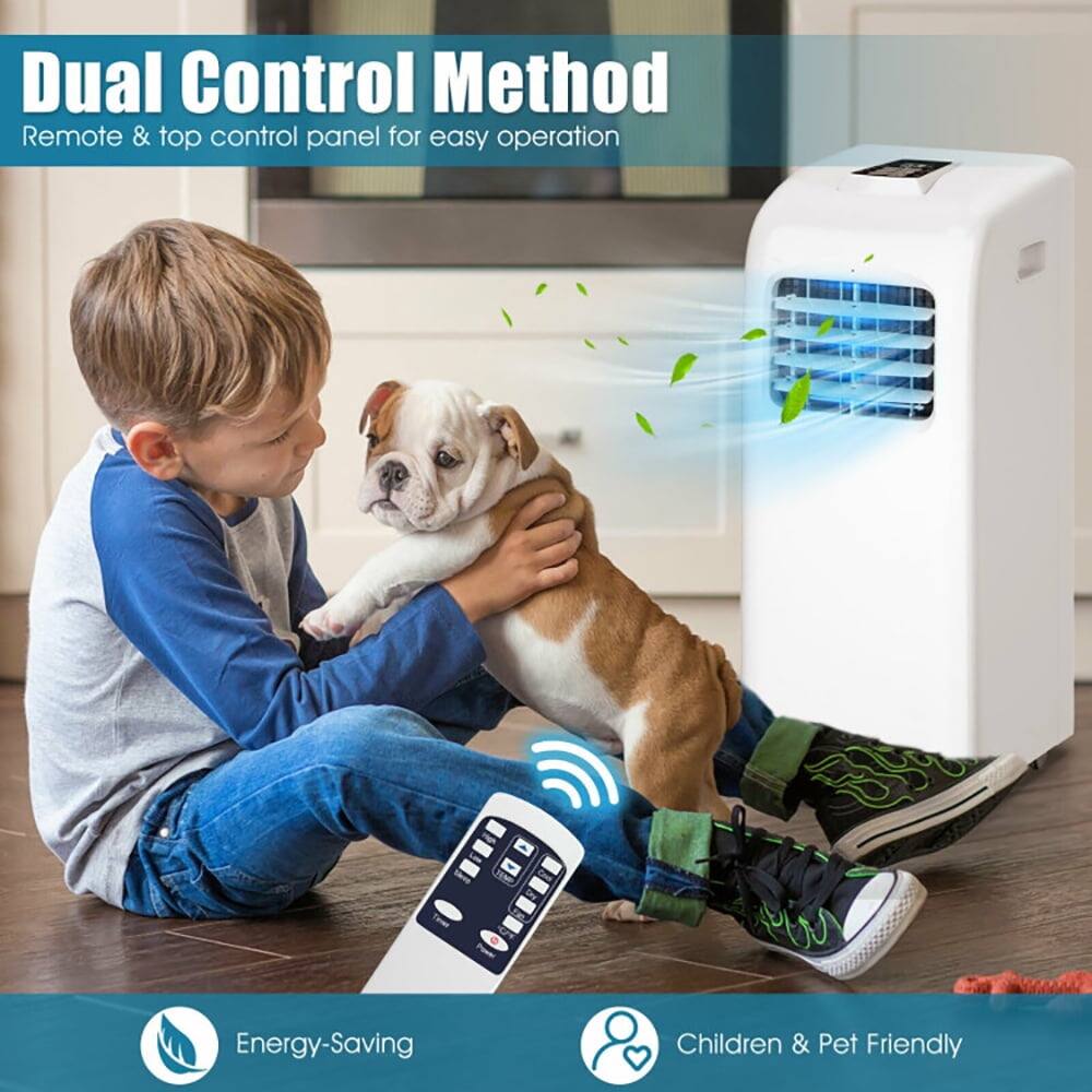Dual Control Method  
Remote & top control panel for easy operation  

Energy-Saving  
Children & Pet Friendly