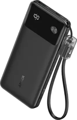 Anker - Power Bank (10,000mAh, 22.5W) - Black