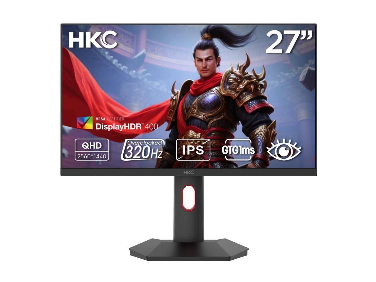 C 27" VESA CERTIFIED DisplayHDR 400 QHD 2560 1440 Overclocked 320Hz IPS GTG1ms KC
