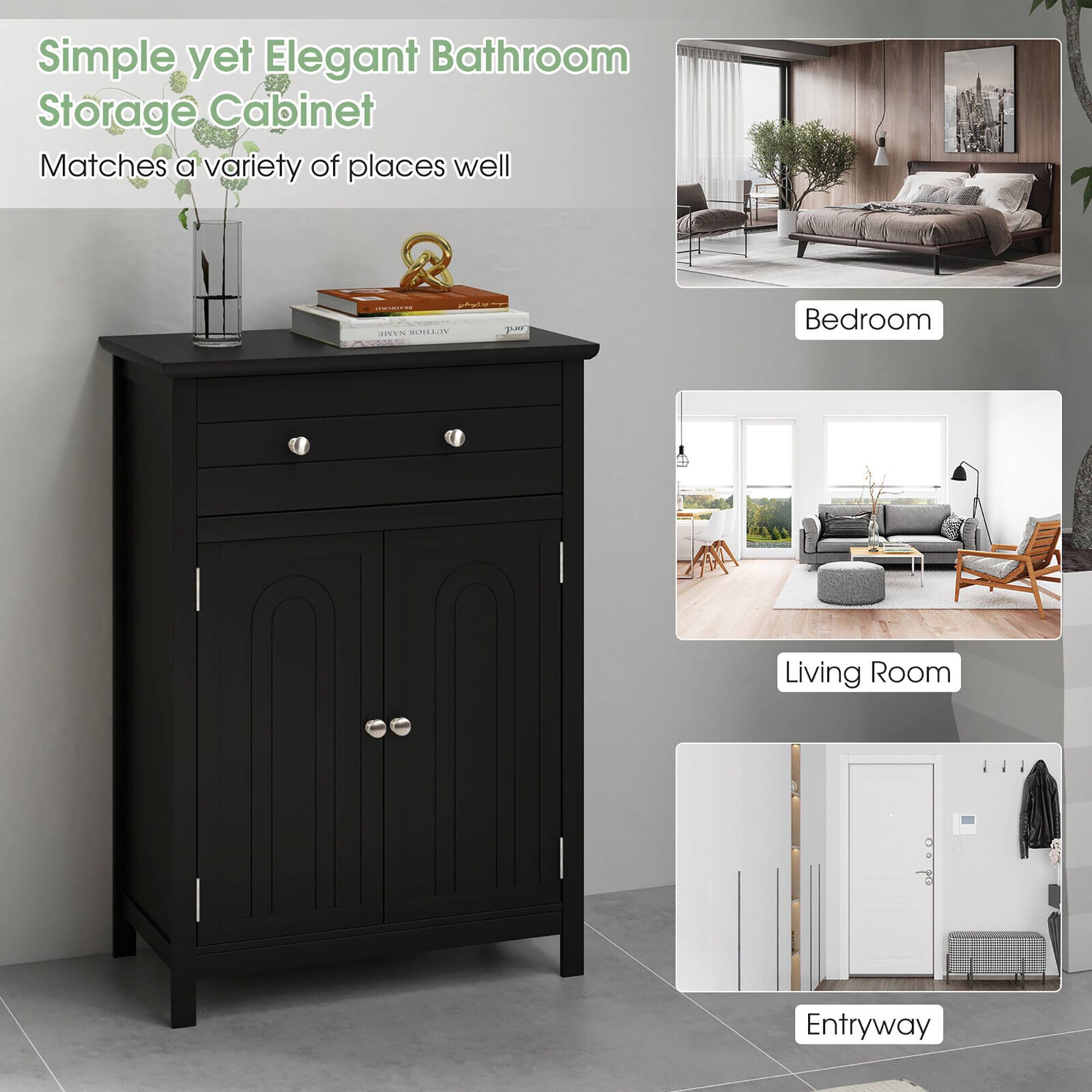 Simple yet Elegant Bathroom Storage Cabinet Matches a variety of places well - V MOREAIN
Bedroom
Living Room
Entryway