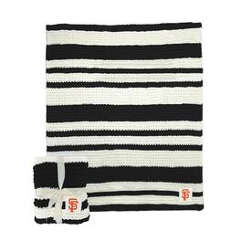 Logo Brands - San Francisco Giants 50" x 60" Cable-Knit Throw Blanket - Multicolor