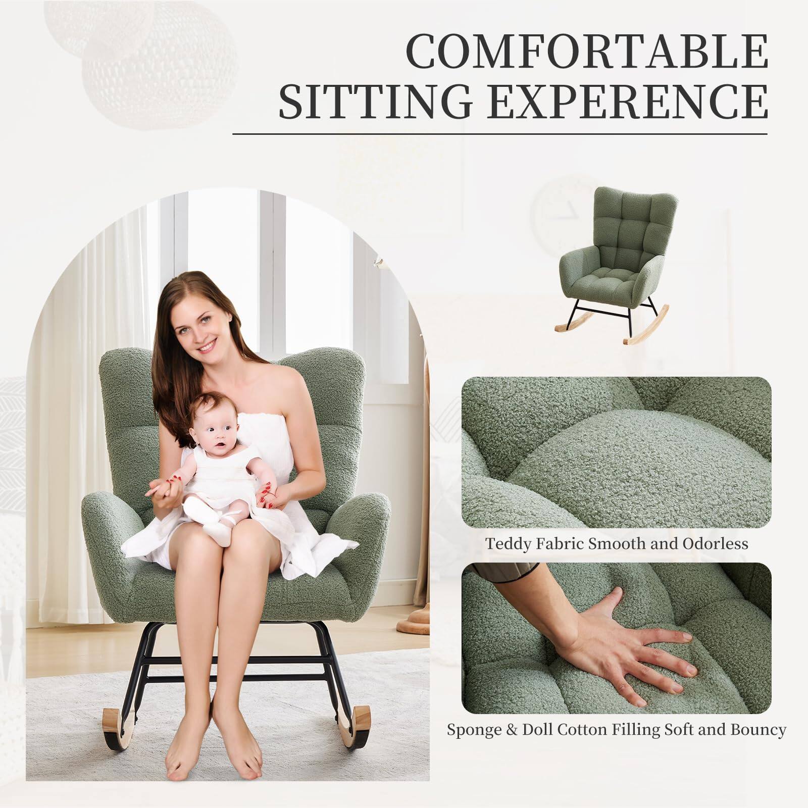 COMFORTABLE SITTING EXPERIENCE

Teddy Fabric Smooth and Odorless

Sponge & Doll Cotton Filling Soft and Bouncy