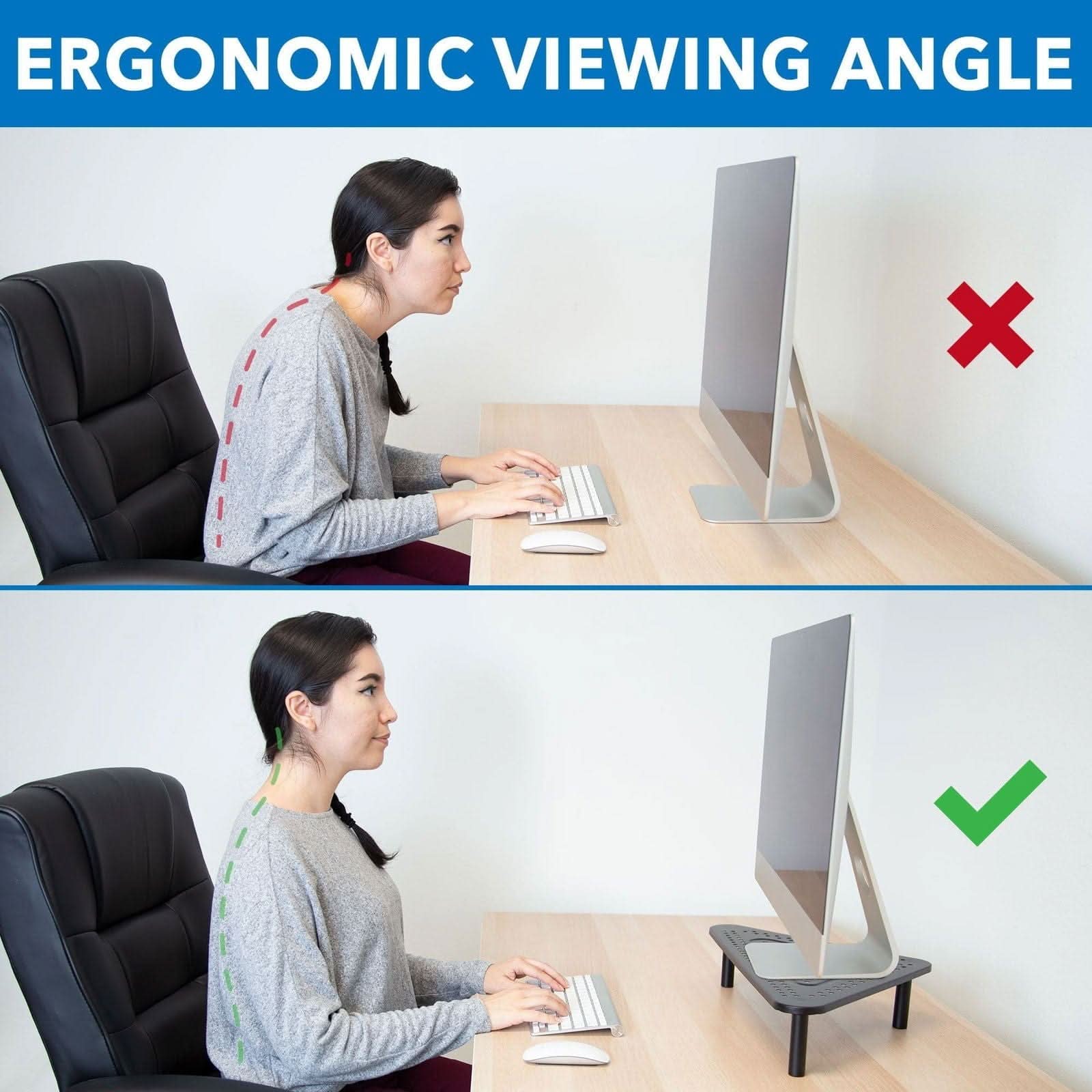 ERGONOMIC VIEWING ANGLE
