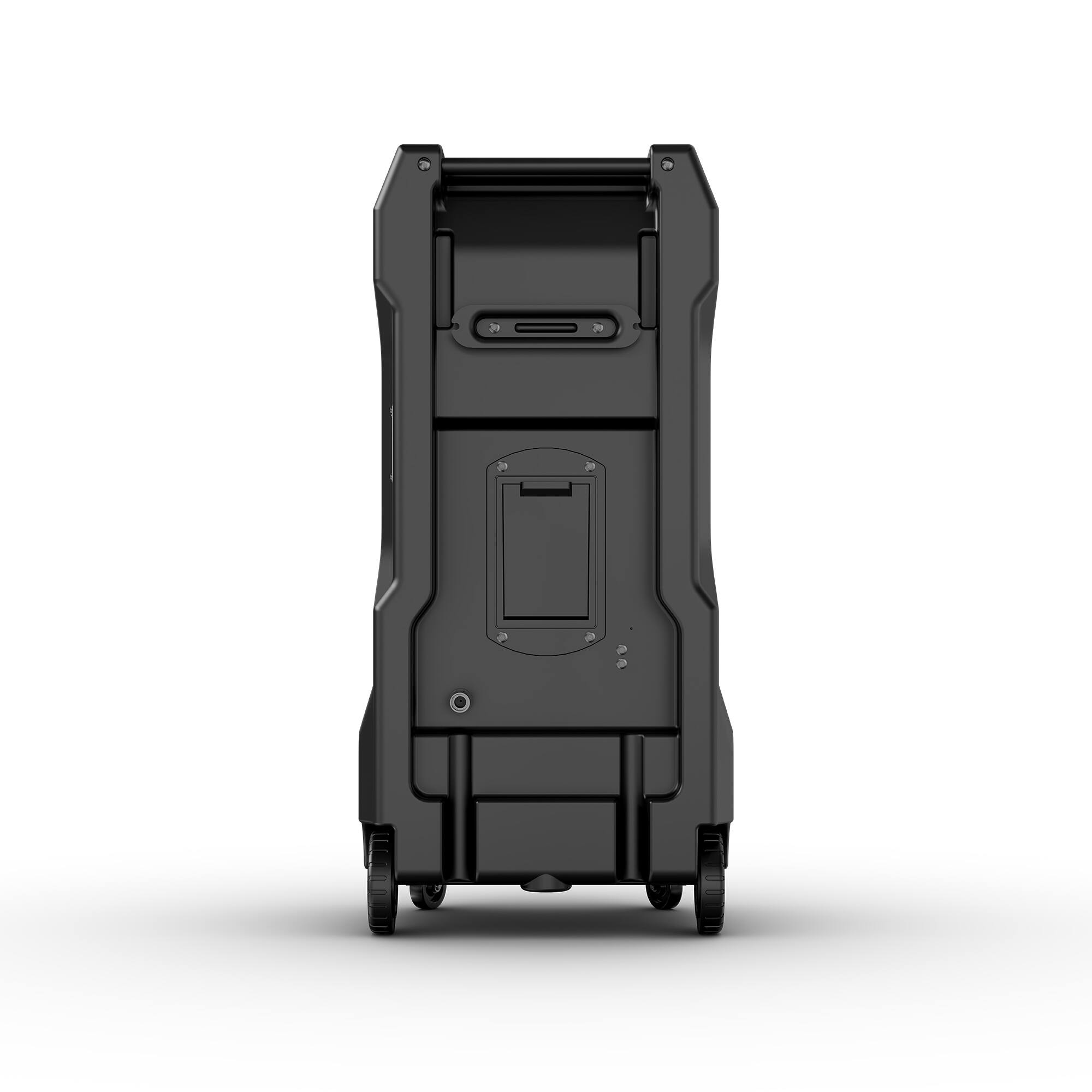 Back. Portacool - Apex 500 Wi-Fi Enabled Portable Evaporative Cooler - Black, Textured.