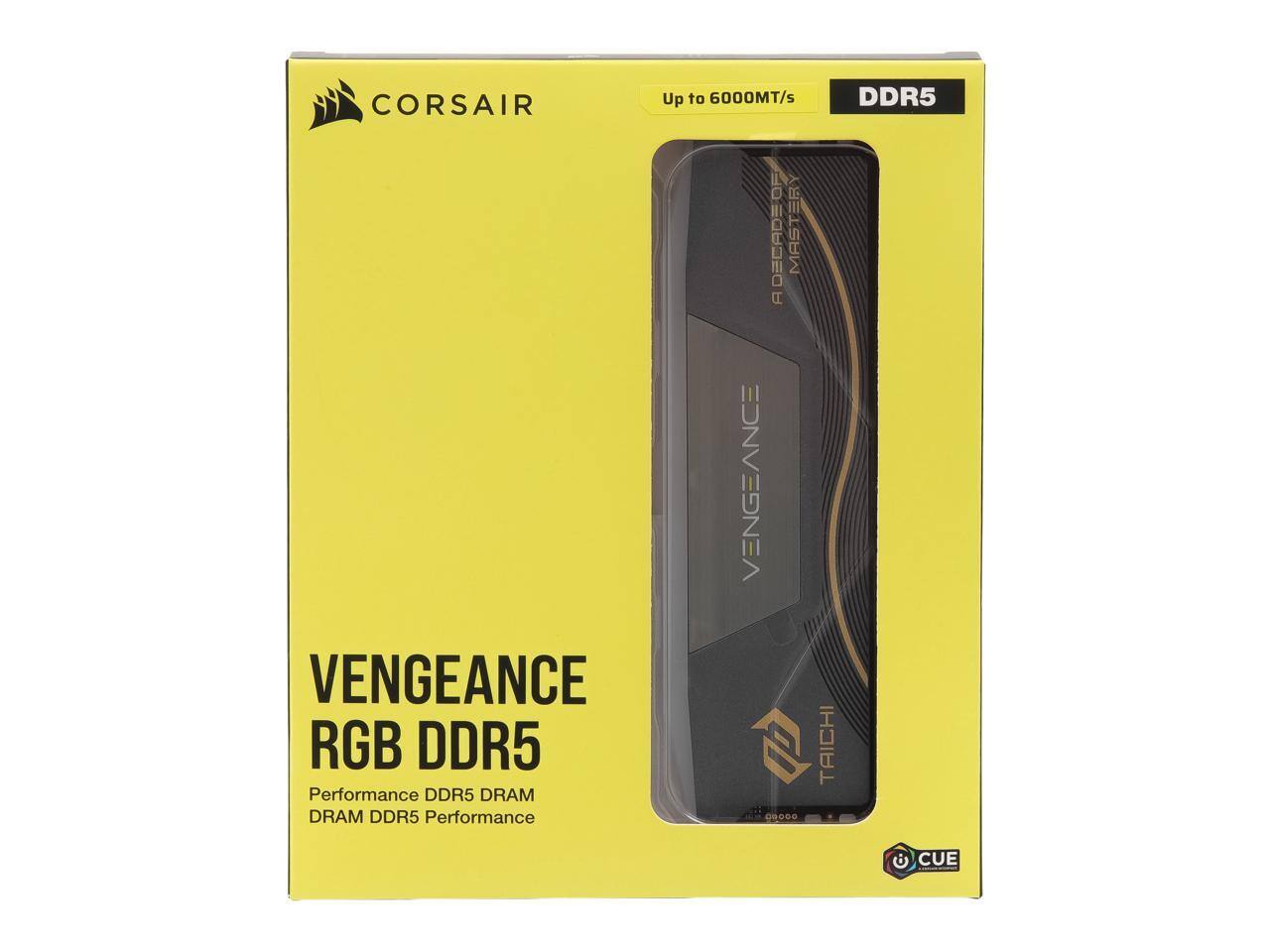 CORSAIR Up to 6000MT/s DDR5 DECADE-OF MASTER I VENGEANCE VENGEANCE RGB DDR5 TAICHI Performance DDR5 DRAM DRAM DDR5 Performance 9000 CUE