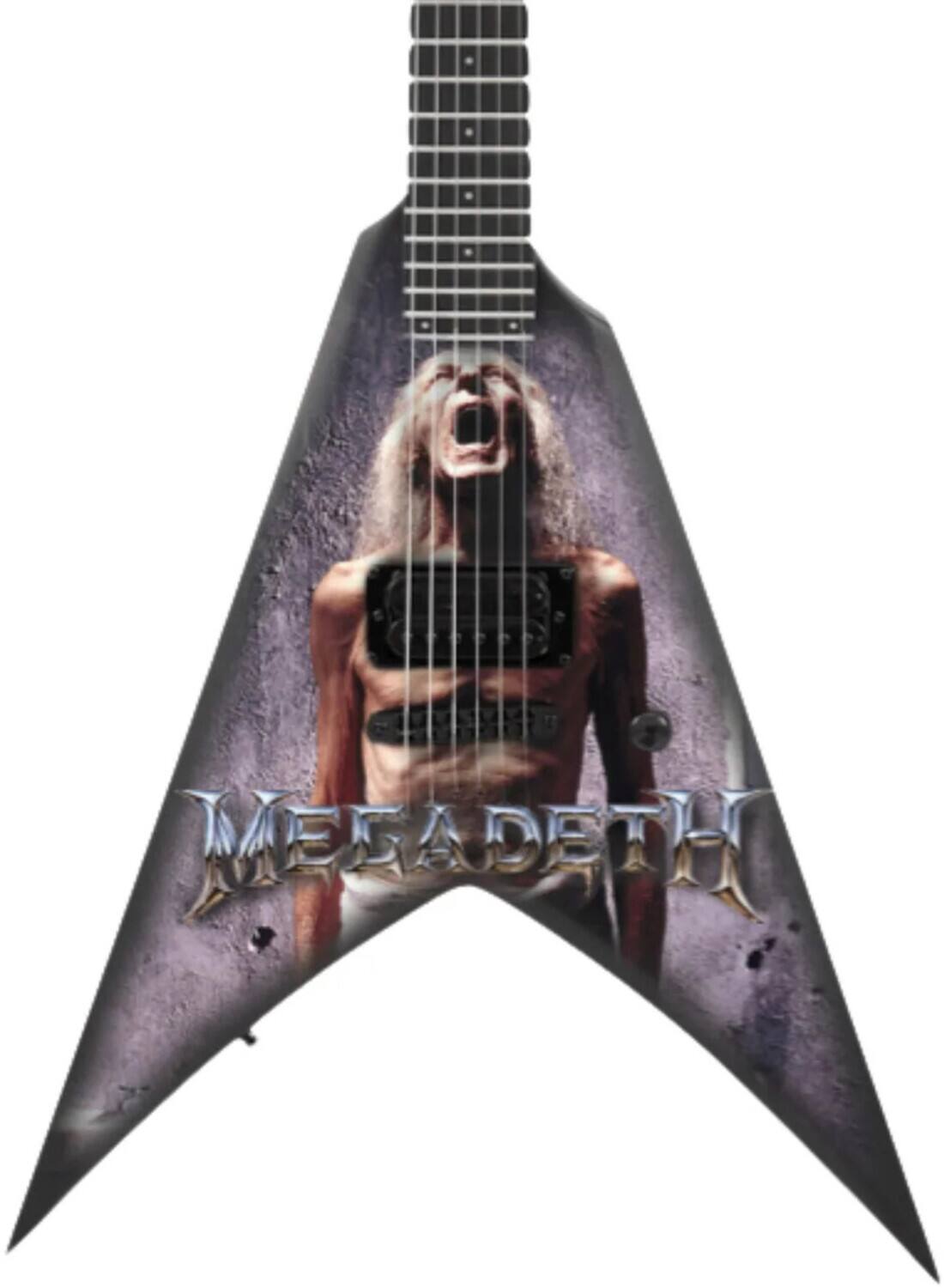 Alt View 1. PopMarket - Megadeth - The Mini Axe - Megadeth - Countdown to Extinction - Mini Guitar Replica Collectible   - COLLECTIBLES - Multicolor.