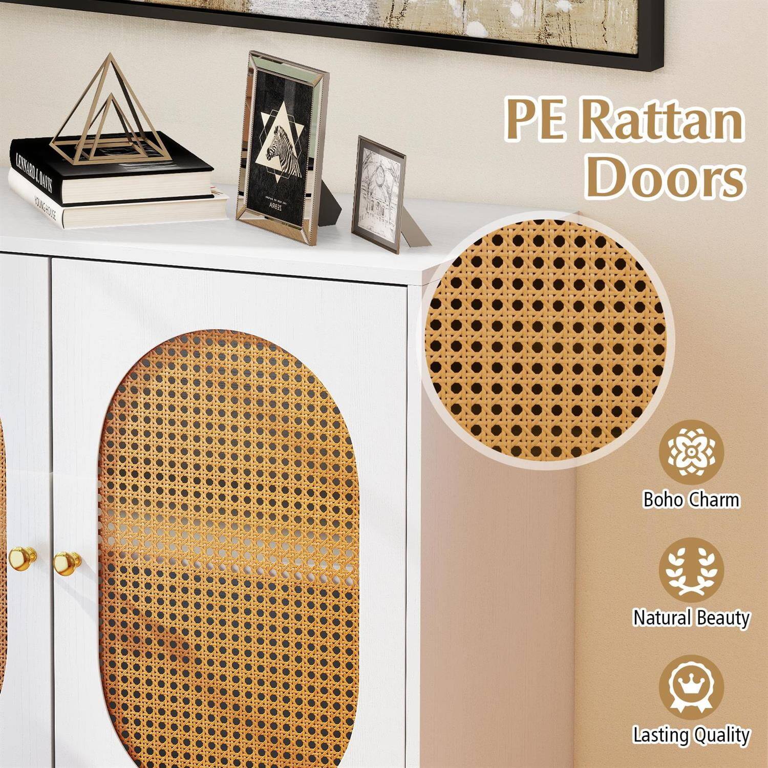 PE Rattan Doors  
Boho Charm  
Natural Beauty  
Lasting Quality