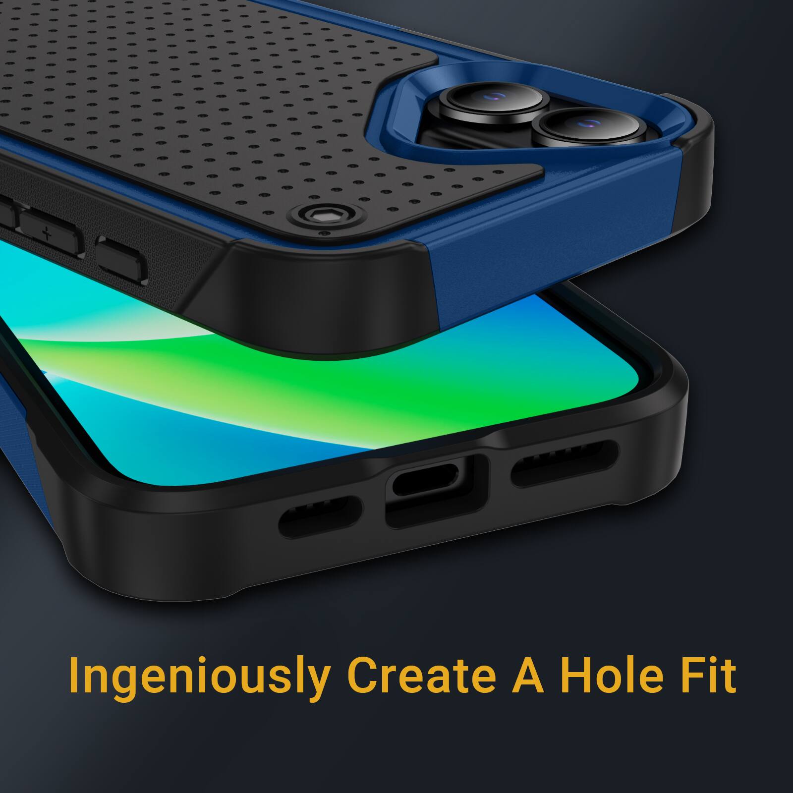 Dteck For Apple iPhone 17 Case Shockproof Drop Protective Rugged Heavy ...