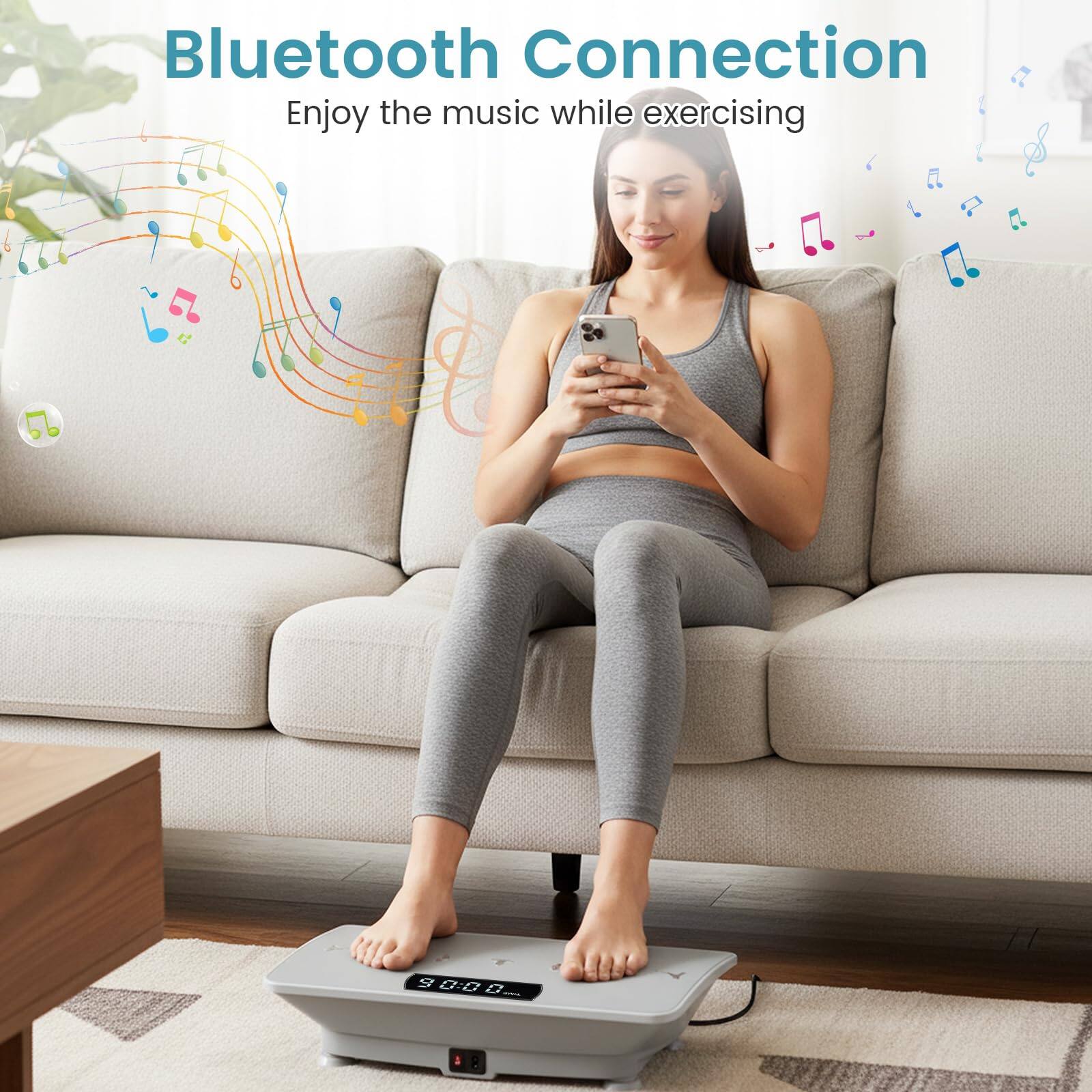Bluetooth Connection  
Enjoy the music while exercising