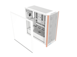 Thermaltake - S370 WS Computer Case - White - Wood - 4 x 120mm Fan(s) Installed - Mini ITX, Micro ATX, ATX, EATX - Wood