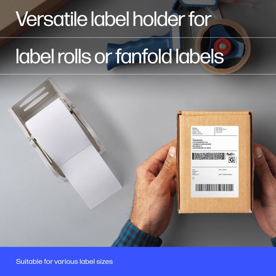 Supportfor Labels HP Label Holder for 4x6 Labels – Fits Rolls & Fanfold, Works with Most ...