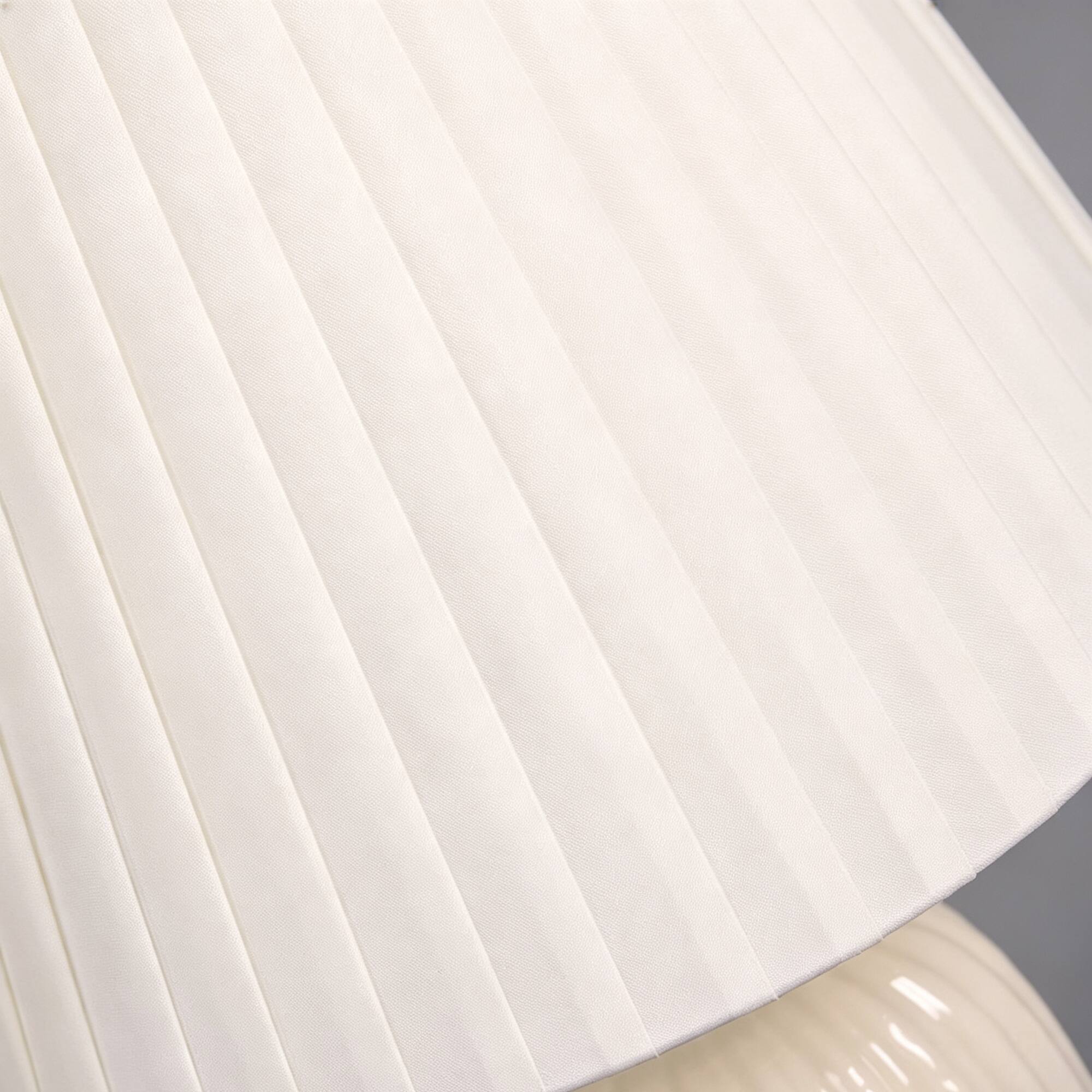 Alt View 3. partphoner - 21.7in White Crackle Glaze Ceramic Table Lamp - White.