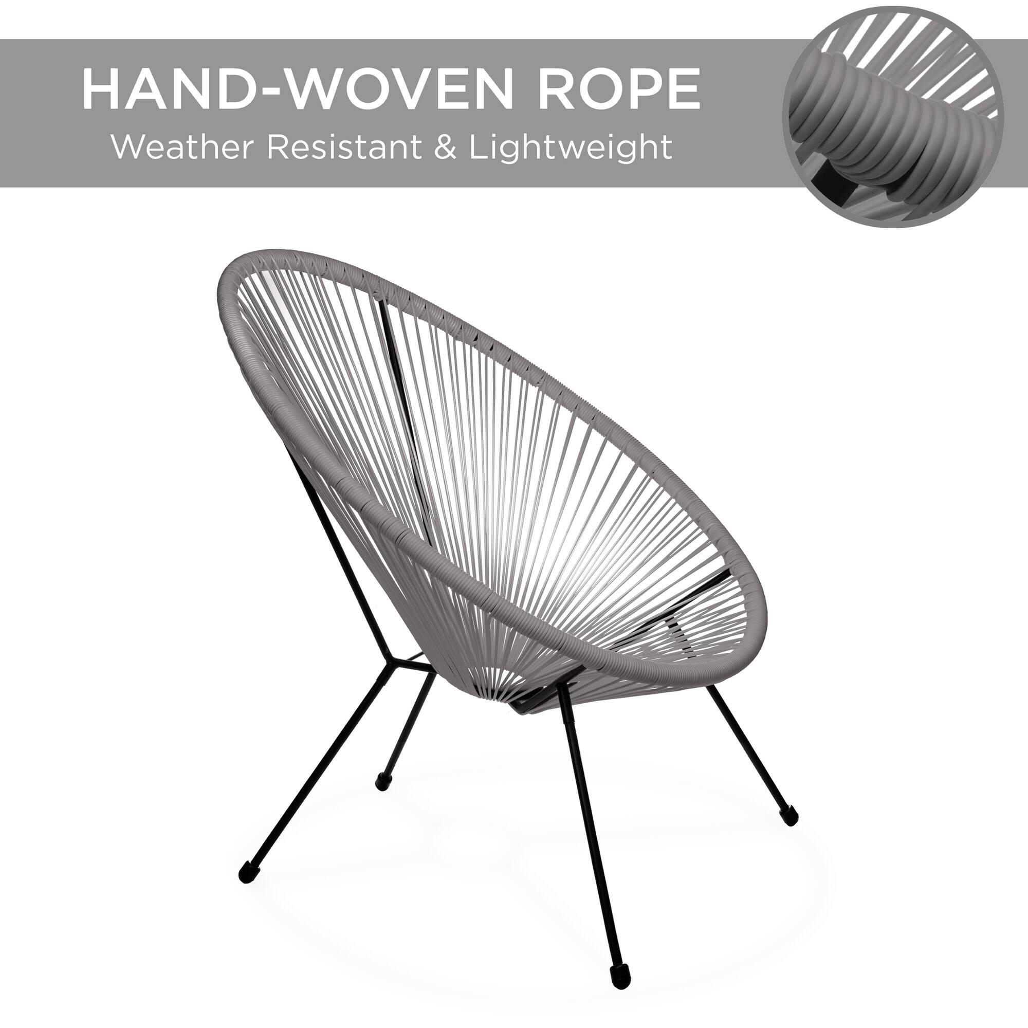 HAND-WOVEN ROPE  
Weather Resistant & Lightweight