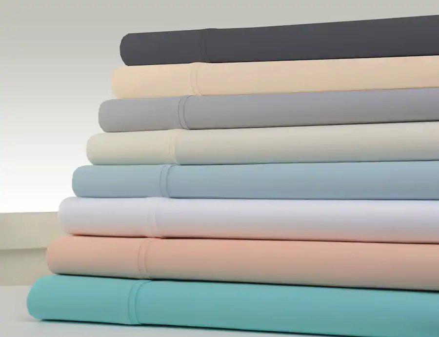 Kathy Ireland 1200 Thread Count 6 Piece Cotton Rich Sheet Set Charcoal ...