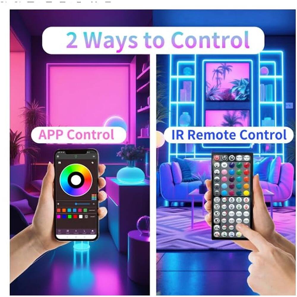 2 Ways to Control

APP Control

IR Remote Control