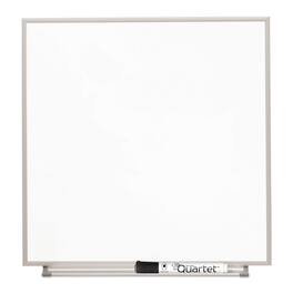 Quartet - Matrix Magnetic Boards, 16" x 16", White Surface, Satin Aluminum Frame