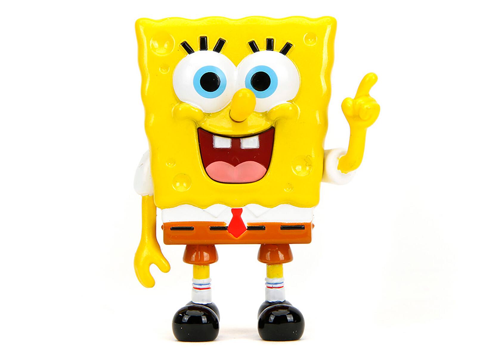 Alt View 6. Jada Toys - SpongeBob SquarePants - Hollywood Rides - 1:24 1972 Ford Bronco Die-Cast Car & SpongeBob Figure   - COLLECTIBLES - Multicolor.
