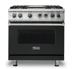 Viking - 36-Inch Dual Fuel Freestanding Range - Antique Bronze - Front_Zoom