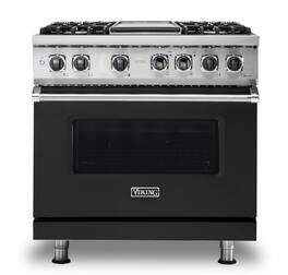 Viking - 36-Inch Dual Fuel Freestanding Range - Antique Bronze