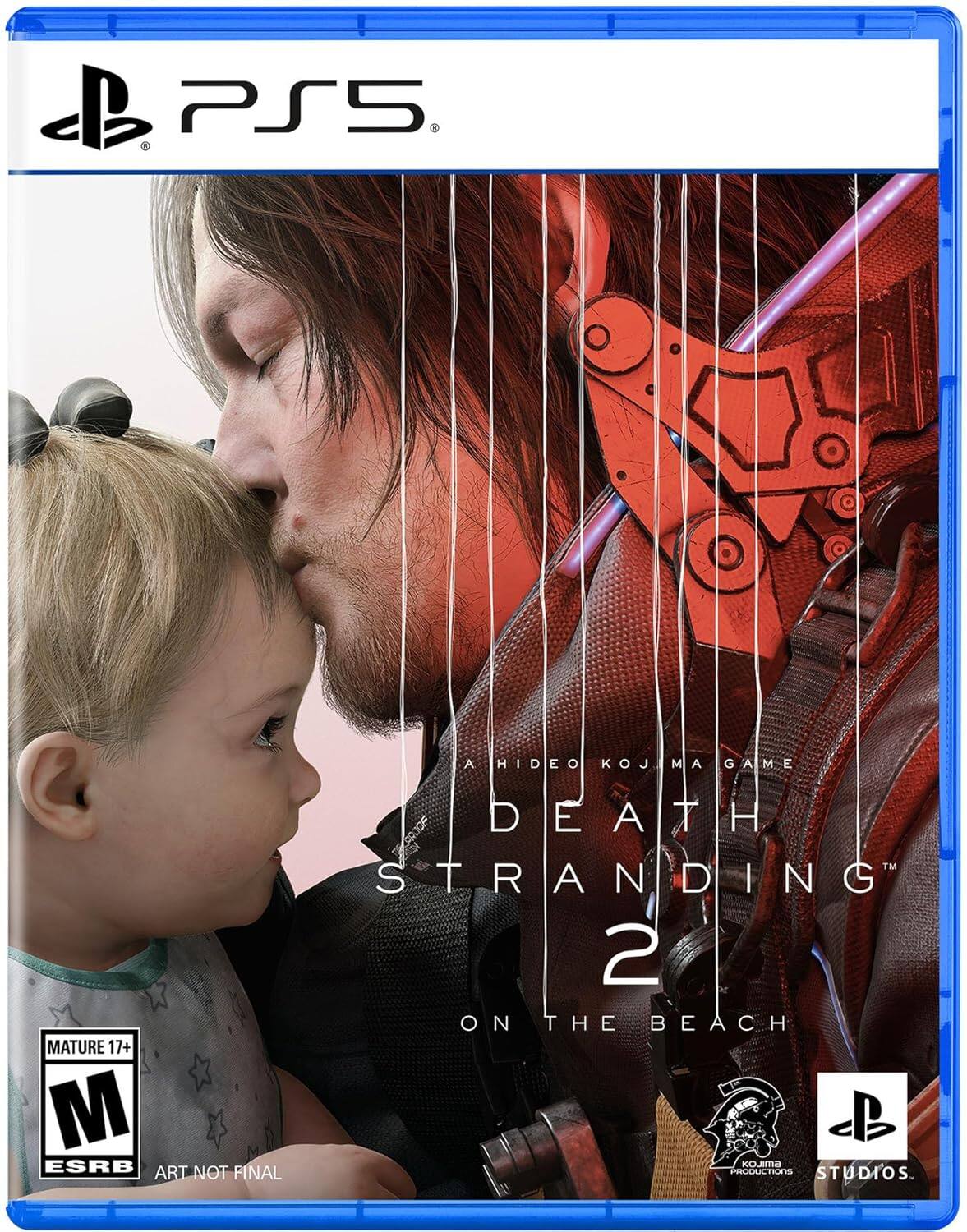 PS5 A HIDEO KOJIMA GAME DEATH STRANDING 2 ON THE BEACH MATURE 17+ M ESRB ART NOT FINAL PRODUCTOR STUDIOS.