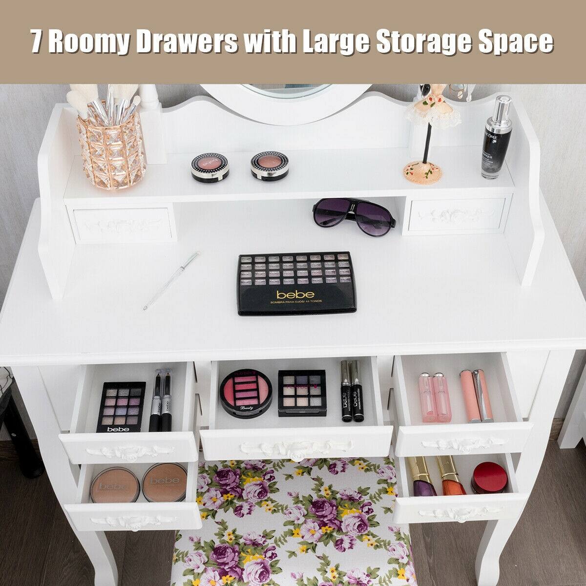 7 Roomy Drawers with Large Storage Space, bebe, bebe, bebe