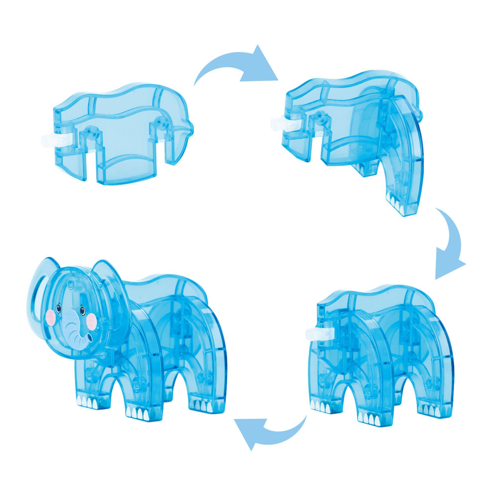 Alt View 4. PicassoTiles - PICASSO-TILES Magnetic Tile Animal Friends Action Figures, STEM Learning Toy Set, Play Wildlife Characters for Kids.