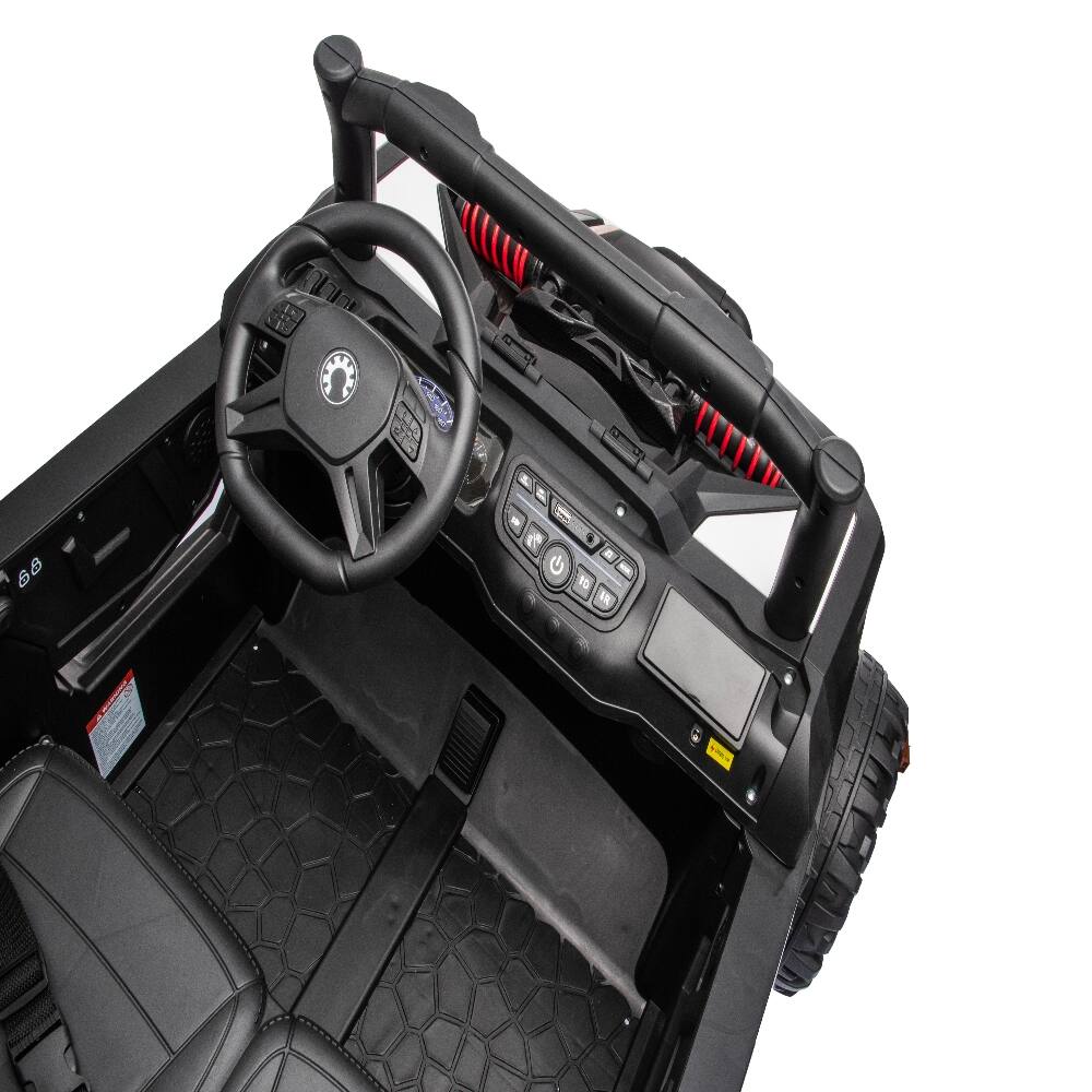 Alt View 2. Ropilly - Ropilly 12V Kids Electric UTV Ride On Car with Remote Control, Black.
