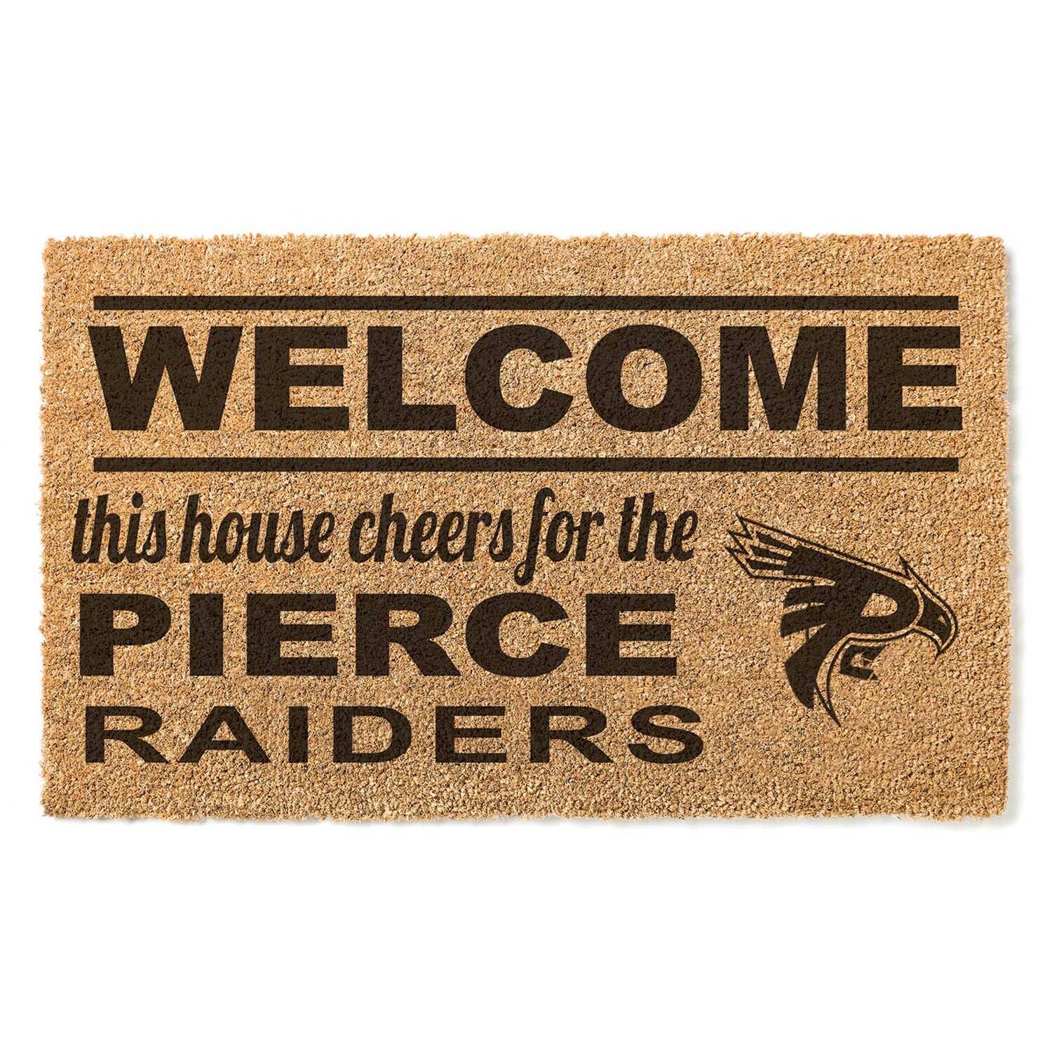 Pierce College Raiders 18" x 30" Welcome Doormat