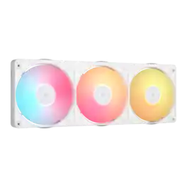 CORSAIR - iCUE LINK RX360 II Unified Frame RGB PWM Fans with iCUE LINK System Hub - White