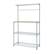 Left. TRINITY - EcoStorage 4-Tier 36x14x60 Commercial Baker's Rack Chrome - Chrome.